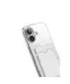 Apple İphone 17 Kart Şeffaf Silikon - Şeffaf