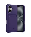 Apple İphone 17 Kelvin Kartvizitli Silikon - Derin Mor