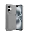 Apple İphone 17 Kelvin Kartvizitli Silikon - Gri