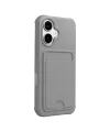 Apple iPhone 17 Kelvin Kartvizitli Silikon - Gri