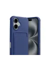 Apple İphone 17 Kelvin Kartvizitli Silikon - Lacivert