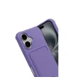 Apple İphone 17 Kelvin Kartvizitli Silikon - Lila
