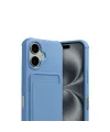 Apple İphone 17 Kelvin Kartvizitli Silikon - Mavi