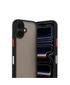Apple İphone 17 Kılıf Montreal Silikon Kapak - Siyah