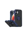 Apple İphone 17 Montreal Yüzüklü Silikon Kapak - Lacivert