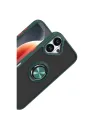 Apple İphone 17 Montreal Yüzüklü Silikon Kapak - Yeşil