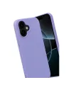 Apple İphone 17 Nano İçi Kadife Silikon - Lila
