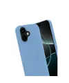 Apple iPhone 17 Nano içi Kadife Silikon - Mavi