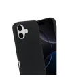 Apple İphone 17 Nano İçi Kadife Silikon - Siyah