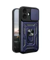Apple İphone 17 Pars Lens Yüzüklü Silikon - Lacivert