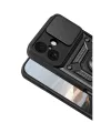 Apple İphone 17 Pars Lens Yüzüklü Silikon - Siyah