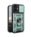 Apple İphone 17 Pars Lens Yüzüklü Silikon - Yeşil