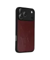 Apple İphone 17 Pro Aras Deri Kapak - Bordo