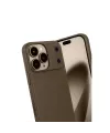 Apple İphone 17 Pro Auto Focus Karbon Kapak - Kahverengi