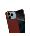 Apple İphone 17 Pro First Silikon - Bordo