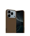Apple İphone 17 Pro First Silikon - Kahverengi
