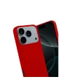 Apple iPhone 17 Pro First Silikon - Kırmızı