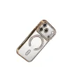 Apple İphone 17 Pro Joke Simli Magneticsafe Kılıf - Gold