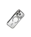 Apple İphone 17 Pro Joke Simli Magneticsafe Kılıf - Gümüş