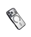 Apple İphone 17 Pro Joke Simli Magneticsafe Kılıf - Siyah