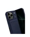 Apple İphone 17 Pro Kelvin Kartvizitli Silikon - Lacivert