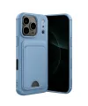 Apple İphone 17 Pro Kelvin Kartvizitli Silikon - Mavi