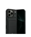 Apple İphone 17 Pro Kelvin Kartvizitli Silikon - Siyah