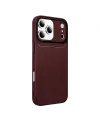 Apple İphone 17 Pro Max Auto Focus Karbon Kapak - Bordo