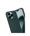 Apple İphone 17 Pro Max Auto Focus Karbon Kapak - Koyu Yeşil