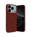 Apple iPhone 17 Pro Max First Silikon - Bordo