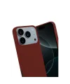 Apple iPhone 17 Pro Max First Silikon - Bordo