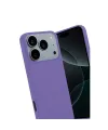 Apple İphone 17 Pro Max First Silikon - Lila