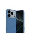 Apple iPhone 17 Pro Max First Silikon - Mavi