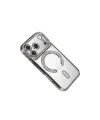 Apple İphone 17 Pro Max Joke Simli Magneticsafe Kılıf - Gümüş