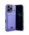 Apple İphone 17 Pro Max Kelvin Kartvizitli Silikon - Lila