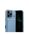 Apple İphone 17 Pro Max Kelvin Kartvizitli Silikon - Mavi