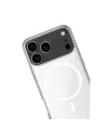 Apple İphone 17 Pro Max Kılıf Magneticsafe Şeffaf Silikon - Şeffaf