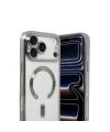Apple İphone 17 Pro Max Kross Magneticsafe Kapak - Gümüş