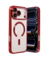 Apple İphone 17 Pro Max Kross Magneticsafe Kapak - Kırmızı
