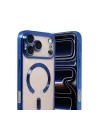 Apple İphone 17 Pro Max Kross Magneticsafe Kapak - Lacivert