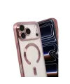 Apple İphone 17 Pro Max Kross Magneticsafe Kapak - Rose