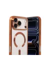 Apple İphone 17 Pro Max Kross Magneticsafe Kapak - Turuncu