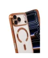 Apple İphone 17 Pro Max Kross Magneticsafe Kapak - Turuncu