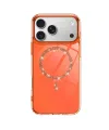 Apple İphone 17 Pro Max Live Diamond Magsafe Kapak - Turuncu