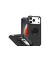 Apple İphone 17 Pro Max Montreal Yüzüklü Silikon Kapak - Siyah