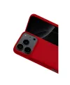 Apple İphone 17 Pro Max Nano İçi Kadife Silikon - Kırmızı