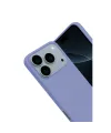 Apple İphone 17 Pro Max Nano İçi Kadife Silikon - Lila