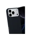 Apple İphone 17 Pro Max Nano İçi Kadife Silikon - Siyah