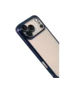 Apple İphone 17 Pro Max Razer Lensli Silikon - Lacivert