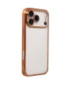 Apple İphone 17 Pro Max Razer Lensli Silikon - Turuncu